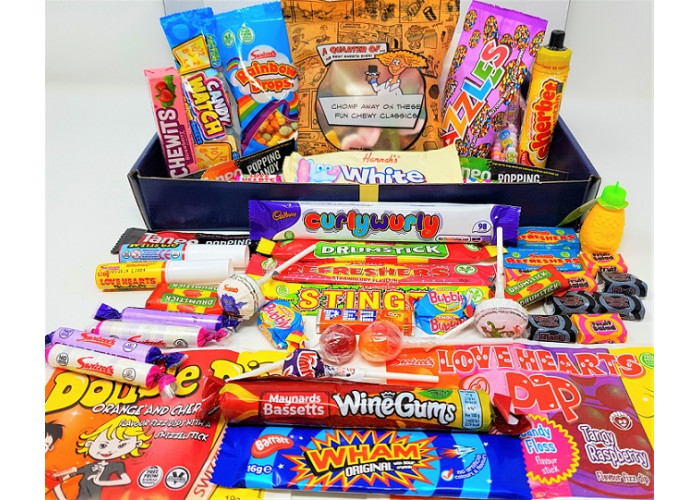 Tasty 80s Personalised Gift Box of Iconic 80s Sweets