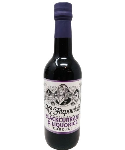 Blackcurrant andamp; Liquorice Cordial (Mr Fitzpatrickâ s) 500ml